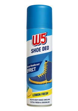 Спрей-дезодорант для ніг та взуття W5 з ароматом лимона, 200 мл